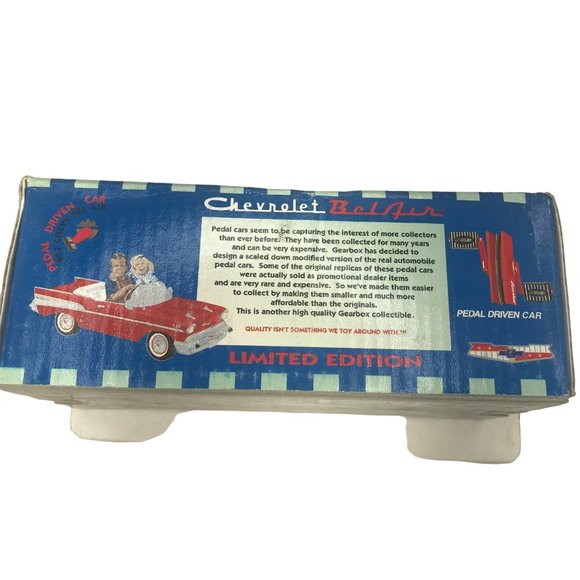 Gearbox 1997 Vintage 1957 Chevy Bel Air Convertible Serial #05367 Pedal Car New - Picture 3 of 9
